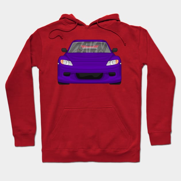 RX8 PURPLE Hoodie by VENZ0LIC